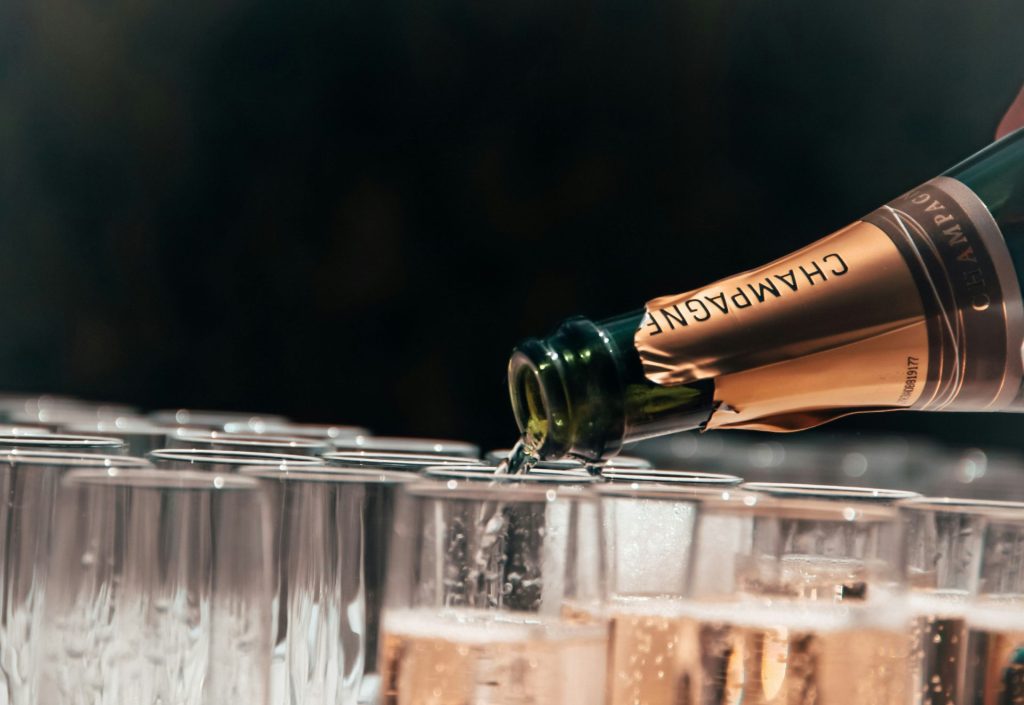 champagne pour événement